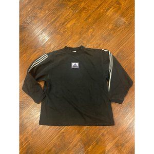 Vintage 90’s Adidas Equipment Three Stripe Center Logo Patch Sweatshirt Size Lar